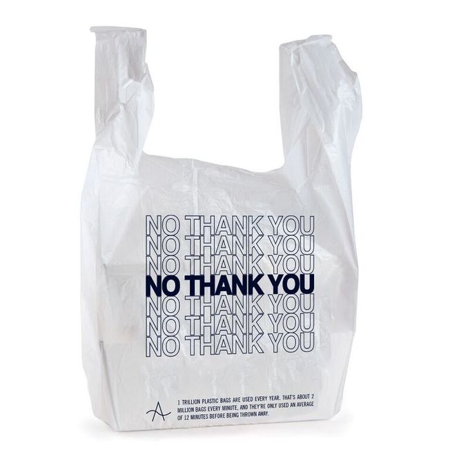 Desktop plastic bags