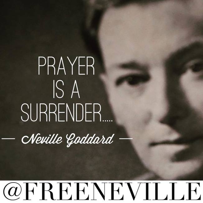 Desktop neville goddard quote prayer surrender