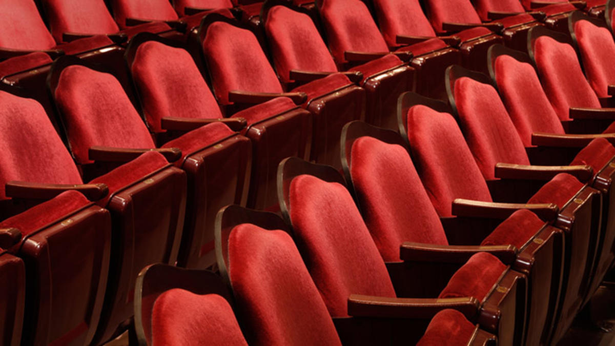 Red theatre seats